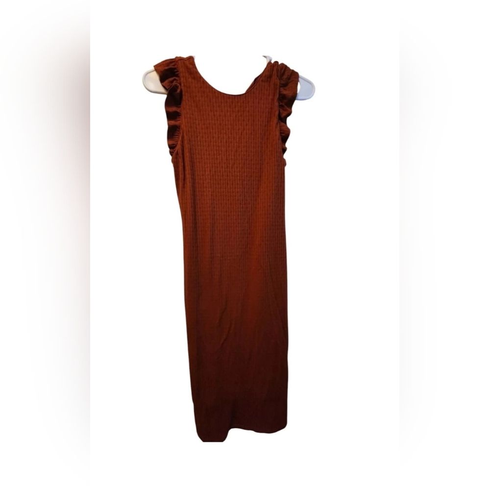 Elegant Red Flutter Sleeve Sleeveless Maurices XSDress